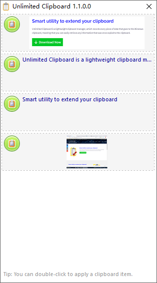 Unlimited Clipboard screenshot