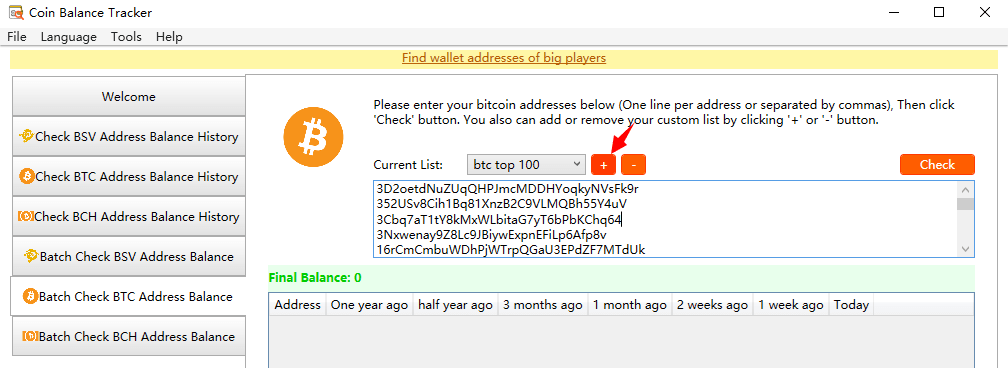 How To Manage Your Bsv Btc Bch Address List For Batch Tracking Yl - 