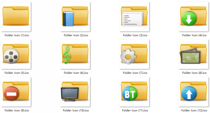 Beautiful yellow folder icon collection – YL Computing