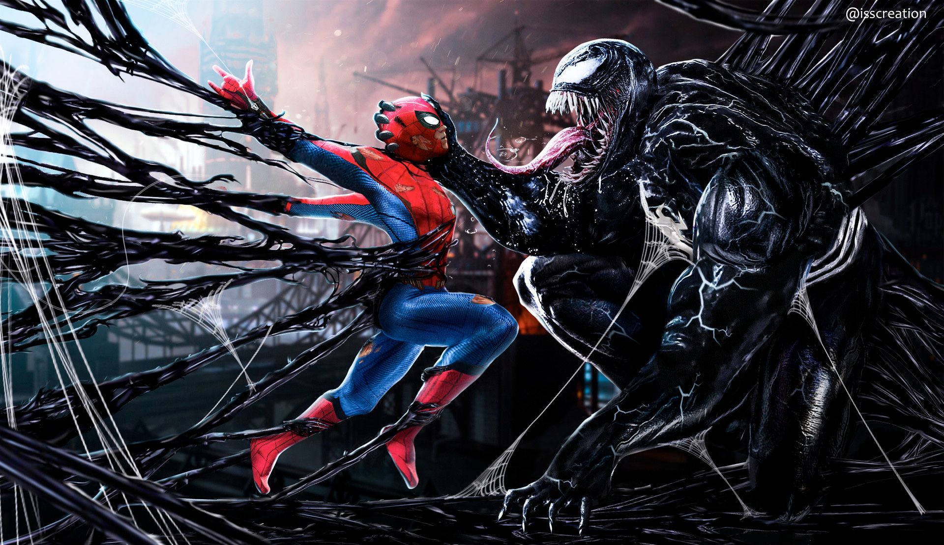 Venom ja Spider-Man -työpöydän taustakuvat ja taustakuvat – YL Computing
