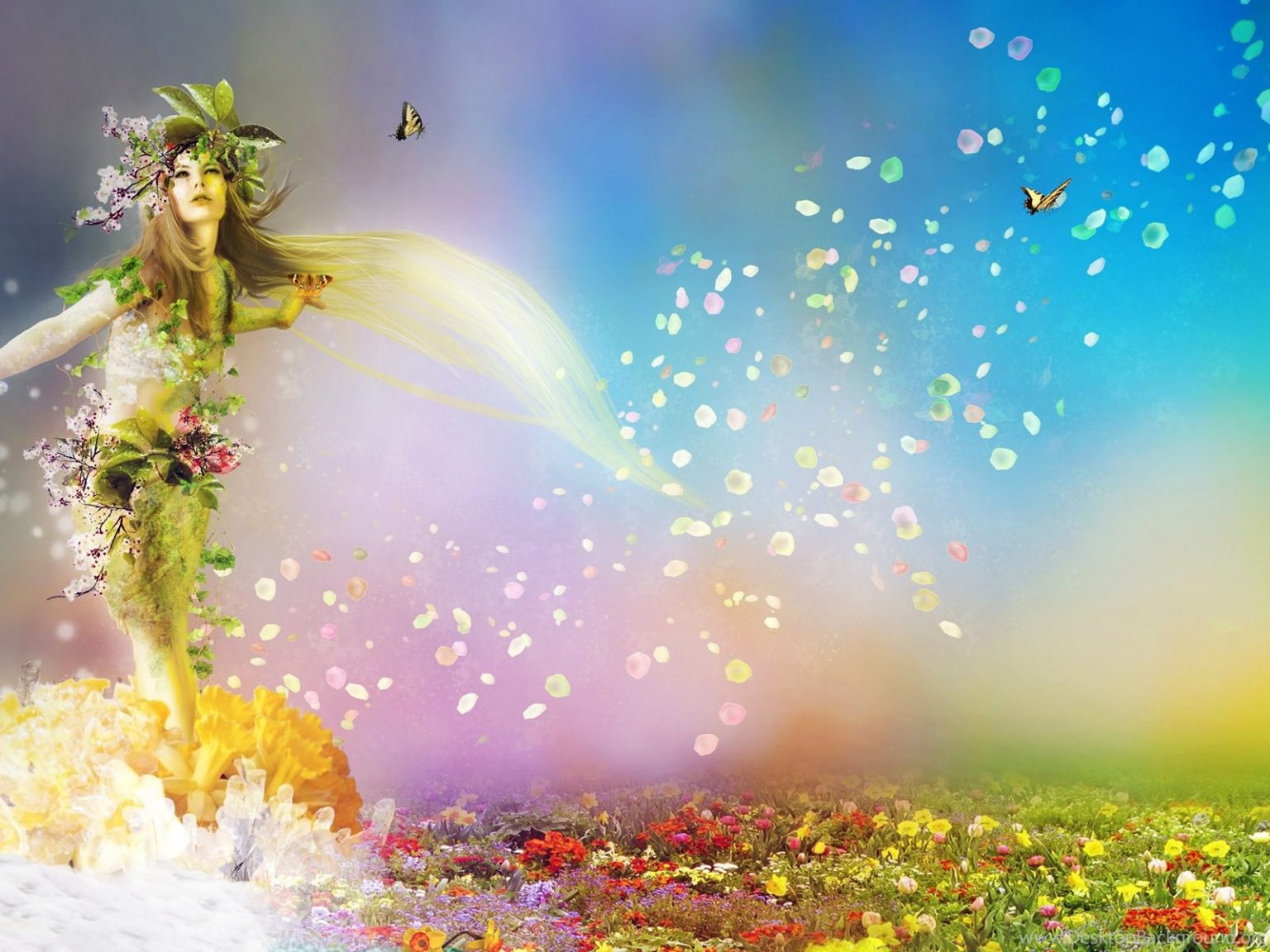 Colorful Fairy Background Images and Wallpapers – YL Computing